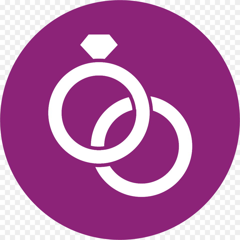 Wedding Icon Jpg, Purple, Symbol, Disk, Text Free Transparent Png