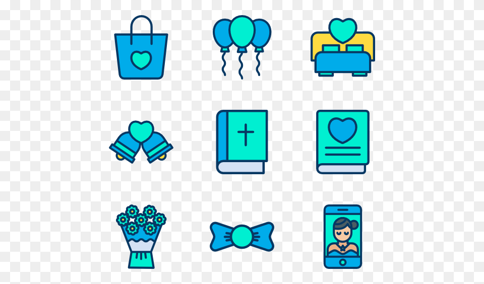 Wedding Icons, Electronics, Mobile Phone, Phone, Baby Free Png