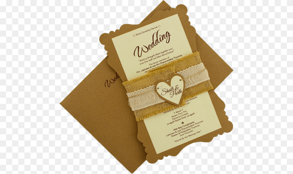 Wedding Invitation, Cardboard Free Png Download