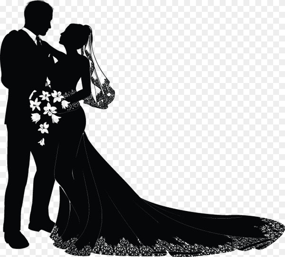 Wedding Invitation Bridegroom Clip Art Groom And Bride Vector, Clothing, Dress, Formal Wear, Adult Free Png Download