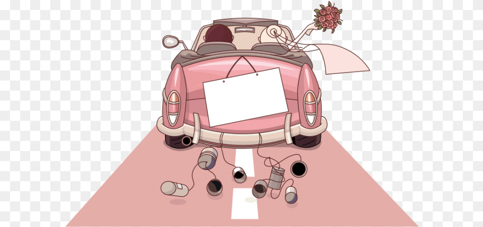 Wedding Invitation Car, Book, Comics, Publication, Bulldozer Png