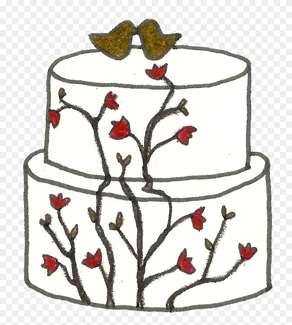 Wedding Invitation Process Hand Drawn, Cake, Dessert, Food, Plant Free Png