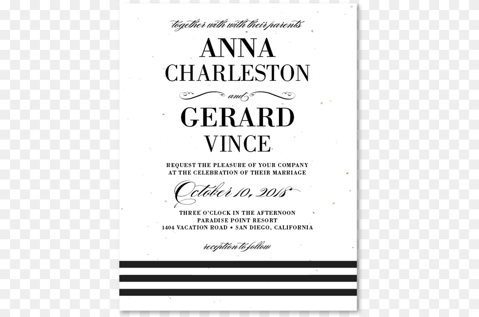 Wedding Invitation White Tie, Advertisement, Book, Poster, Publication Free Png