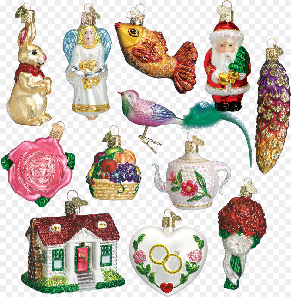 Wedding Ornaments Bird Ornaments And Decorations Bride39s Tree Ornament Set, Pottery, Doll, Toy, Pot Free Transparent Png