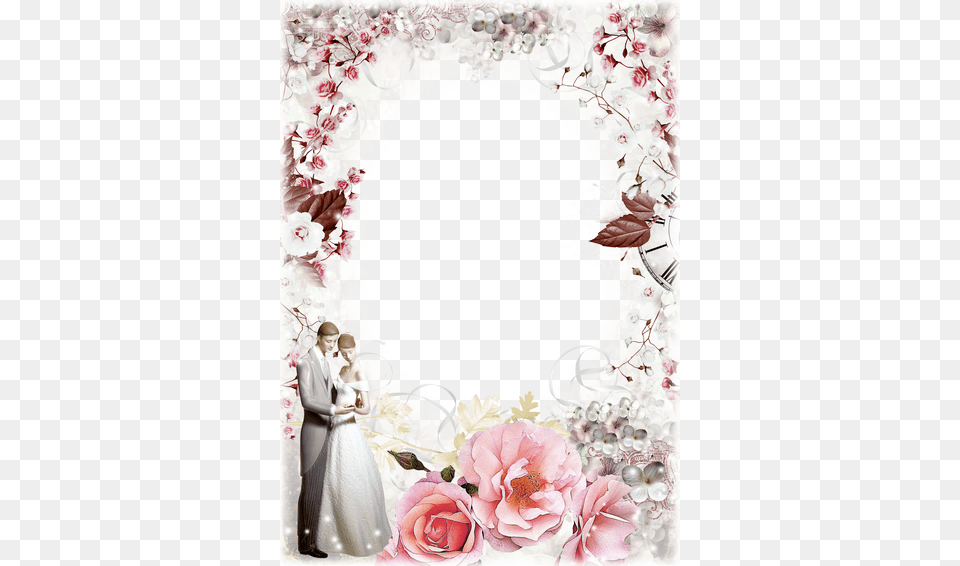 Wedding Photo Frame Wedding Frame Designs Transparent, Graphics, Art, Floral Design, Pattern Free Png Download