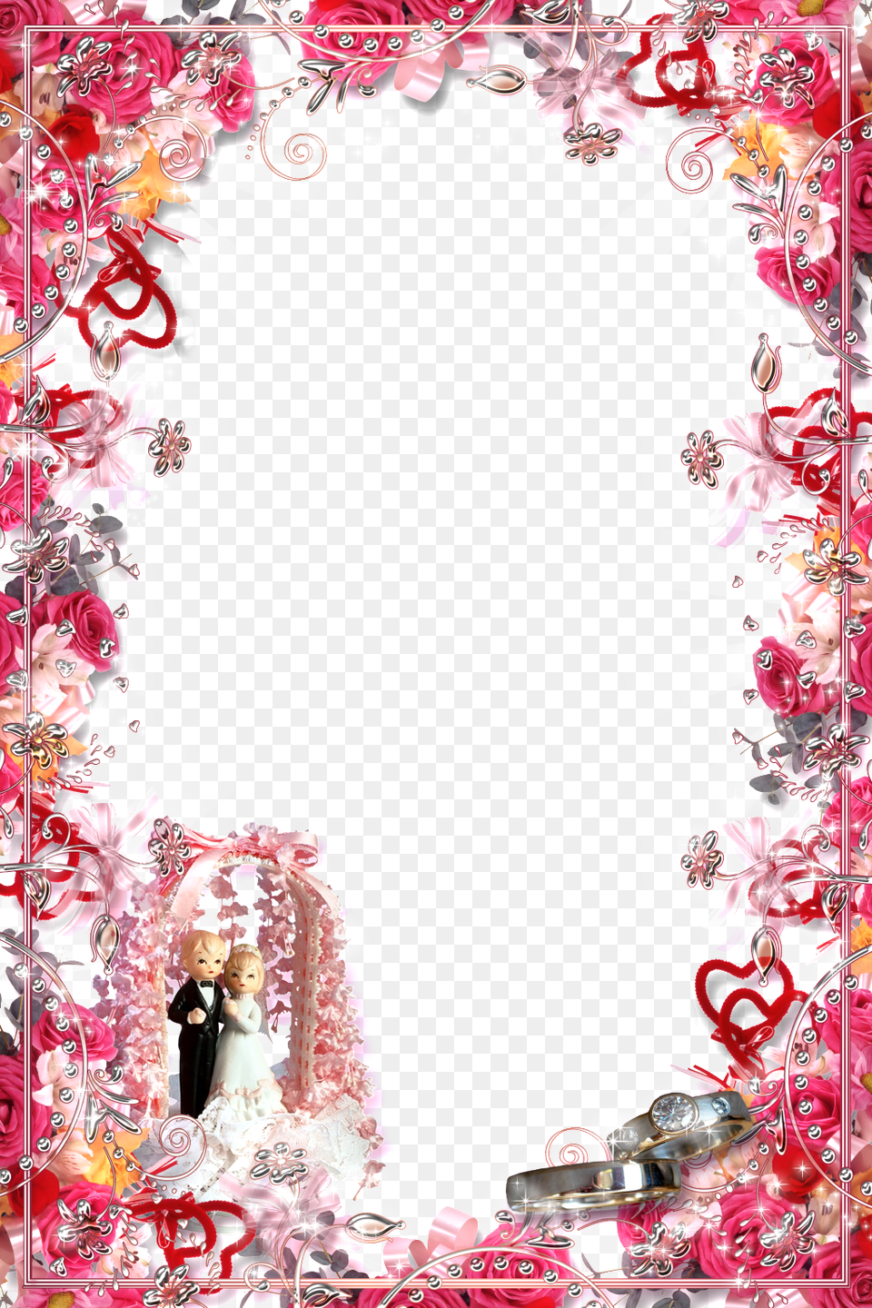 Wedding Photo Wedding Template Brutigam 2 Der Braut N Grukarte, Art, Collage, Graphics, Floral Design Free Png Download