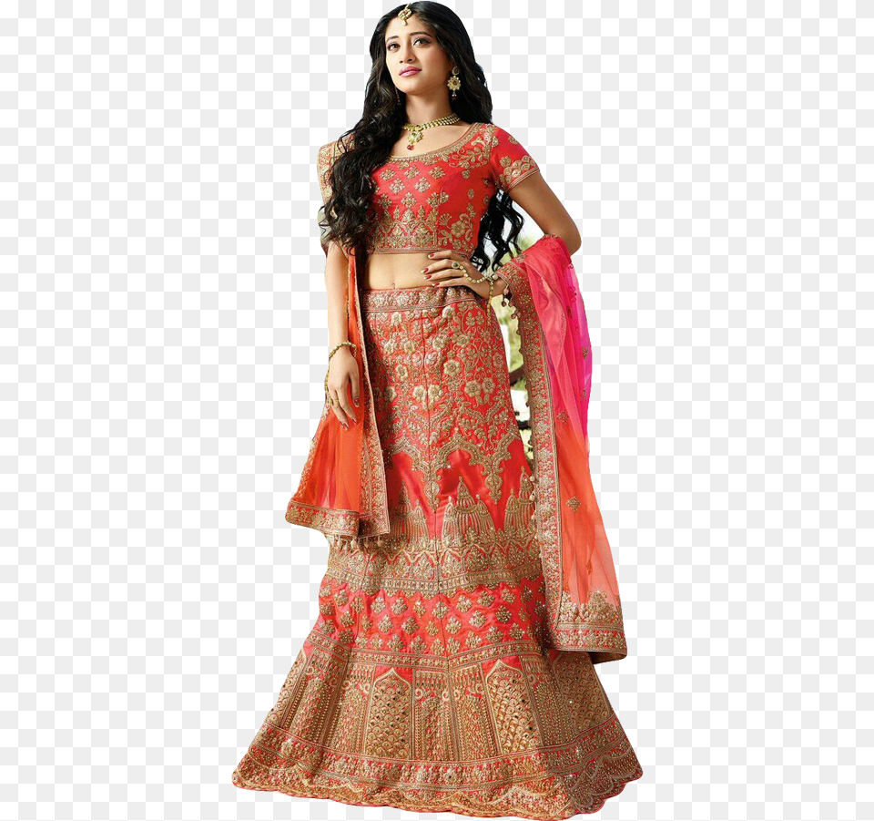 Wedding Reception Lehenga Choli, Clothing, Dress, Fashion, Formal Wear Free Png Download