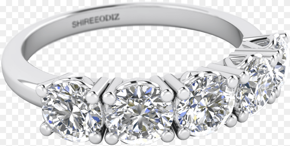 Wedding Rings 5 Diamond Wedding Ring, Accessories, Gemstone, Jewelry, Platinum Free Png Download