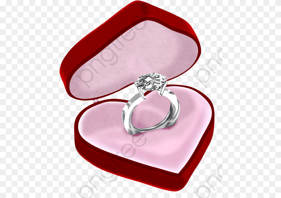 Wedding Rings Clipart Vintage Wedding Ring Box Transparent, Accessories, Jewelry, Diamond, Gemstone Png Image