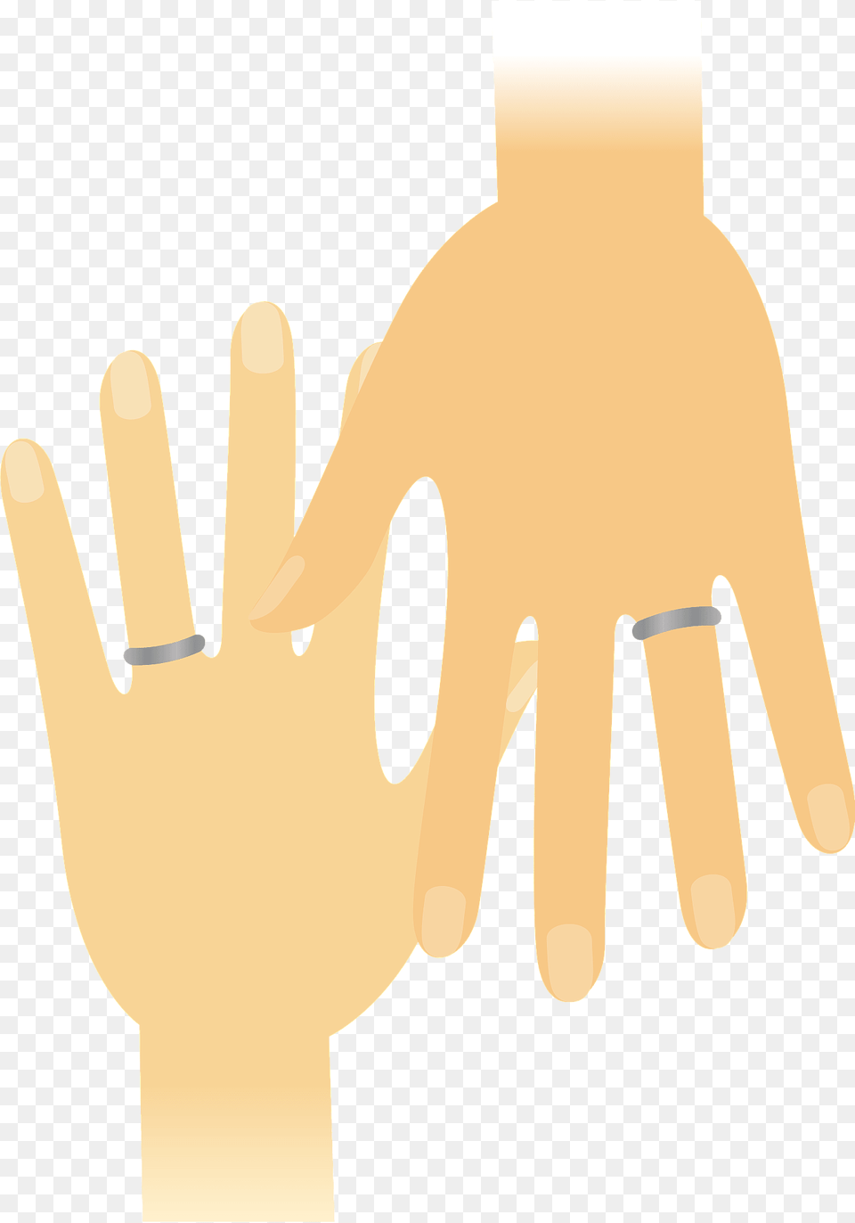 Wedding Rings On Hands Clipart, Body Part, Finger, Hand, Person Png Image