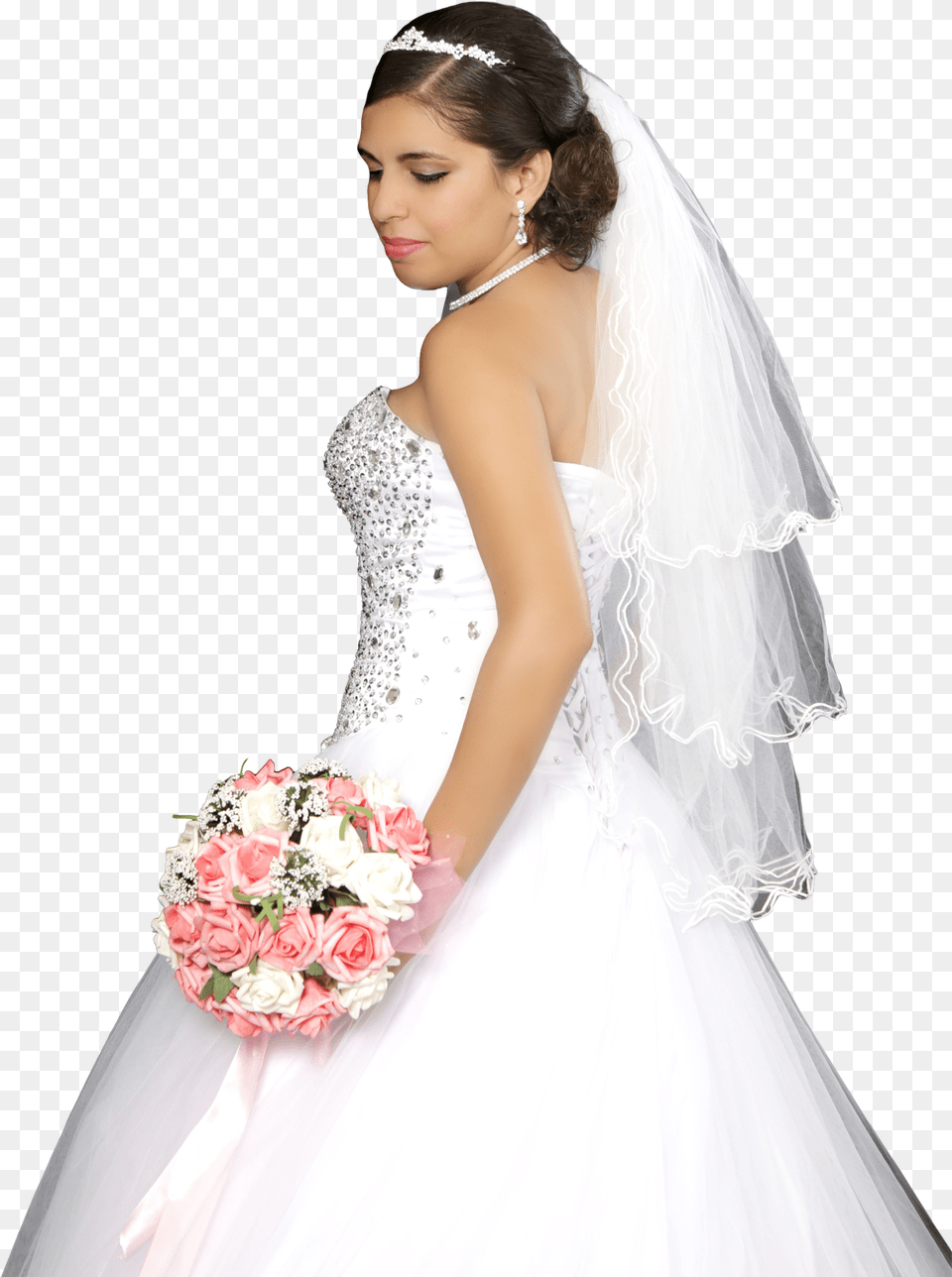 Wedding Saree Image Wedding Girl, Flower Bouquet, Formal Wear, Plant, Flower Arrangement Free Transparent Png