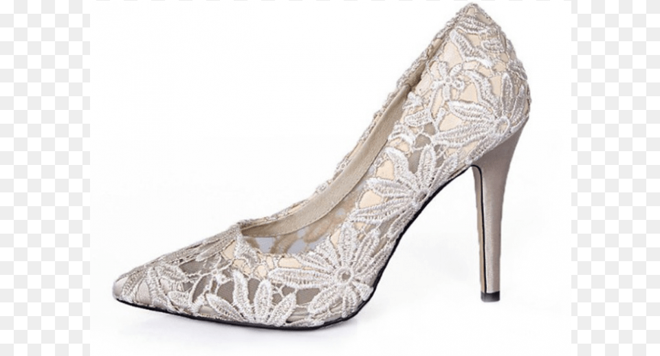 Wedding Shoesdance Shoes Lace Shoeshollow Out Shoesbridal Shoe, Clothing, Footwear, High Heel Free Transparent Png