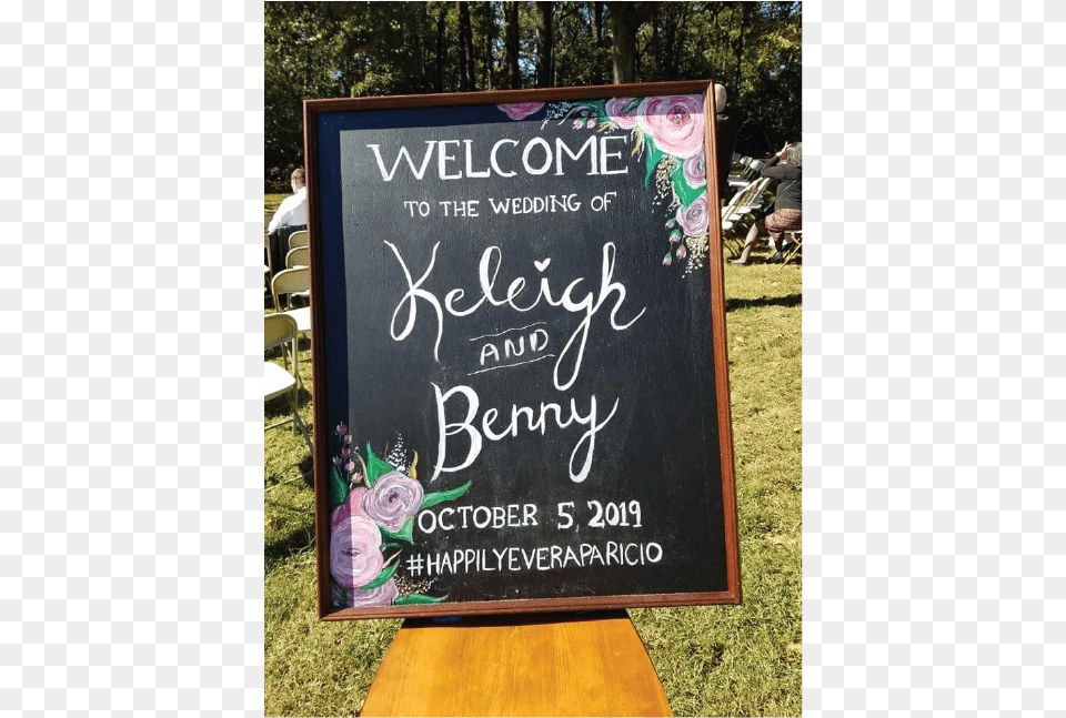 Wedding Sign, Blackboard, Person, Adult, Female Free Png