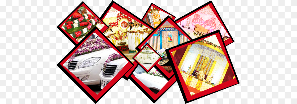 Wedding Stage Decoration Executive Car, Art, Collage, Person, Transportation Free Png Download