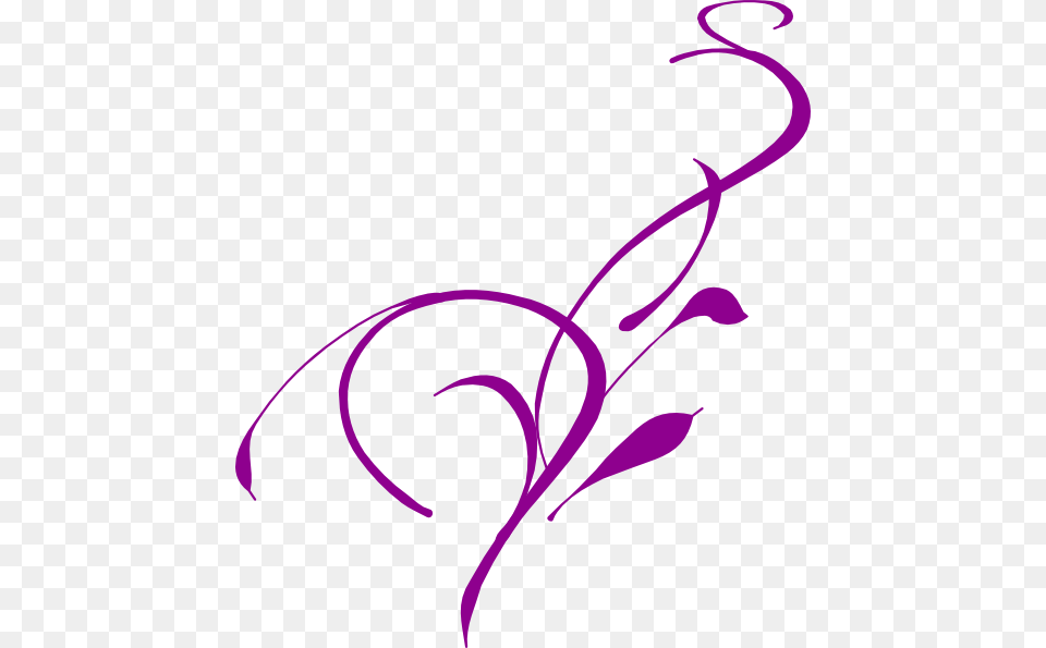 Wedding Swirl Purple Clip Art, Floral Design, Graphics, Pattern, Smoke Pipe Free Png Download