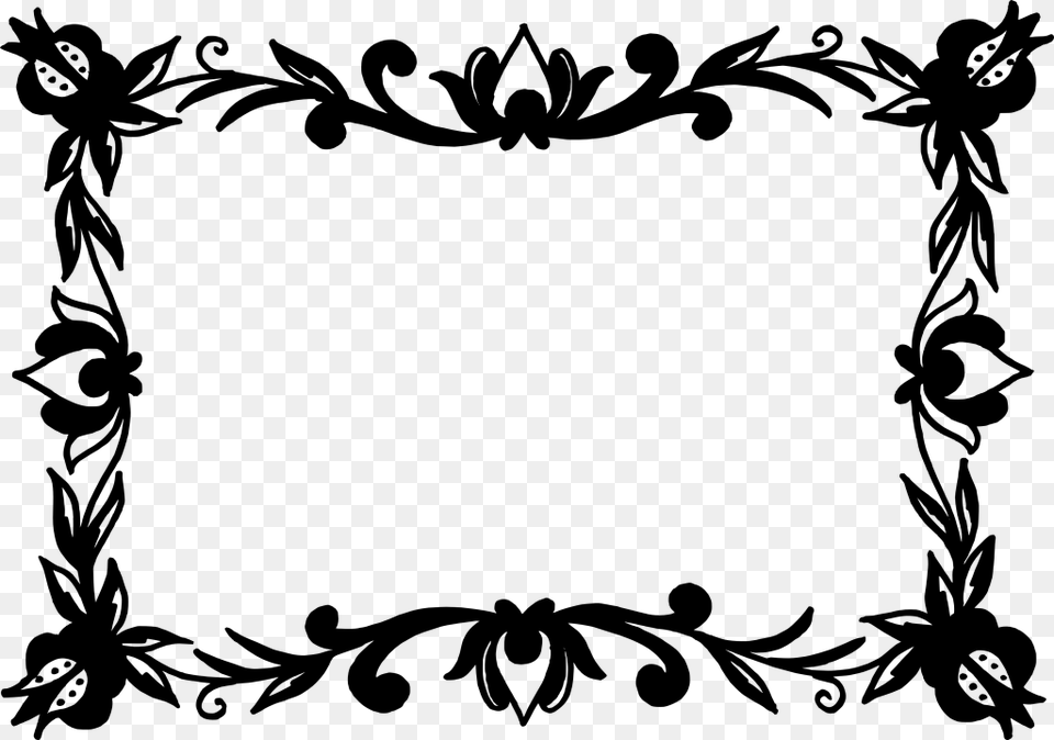 Wedding Vector Border Download Wedding Vector Hd, Gray Free Png