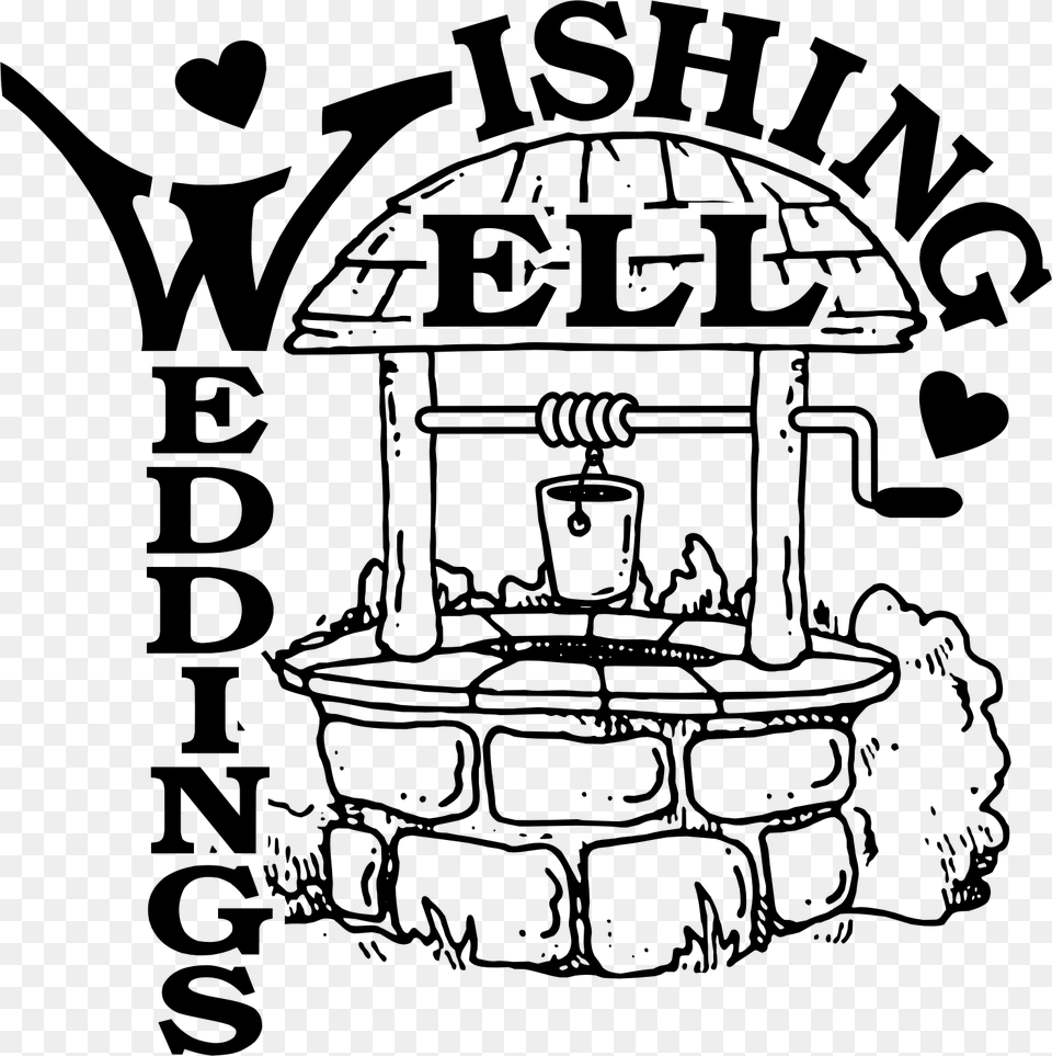 Wedding Wishing Well Clipart, Architecture, Fountain, Water, Outdoors Png Image