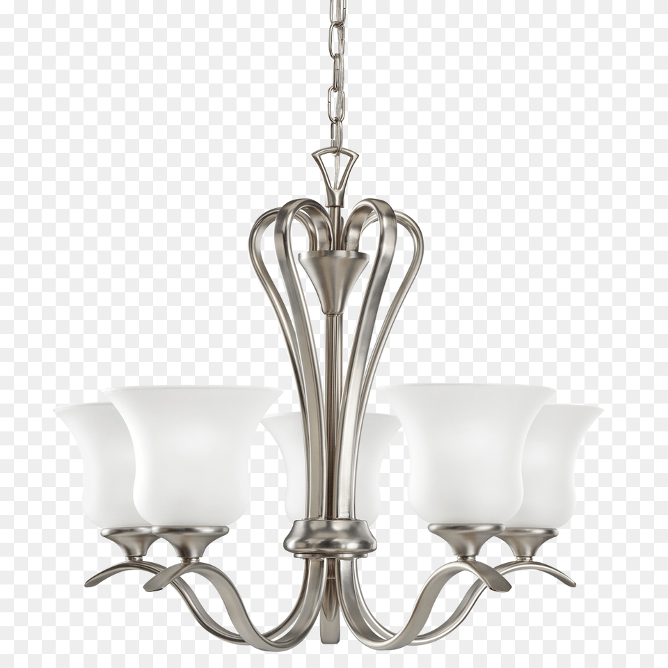 Wedgeport Light Chandelier In Brushed Nickel, Lamp, Light Fixture Png Image