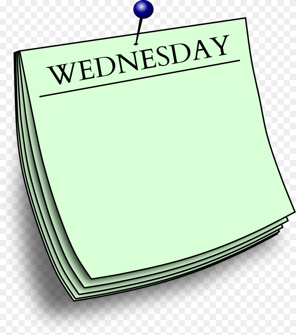 Wednesday Clipart, Text, Page, Publication, Book Png Image