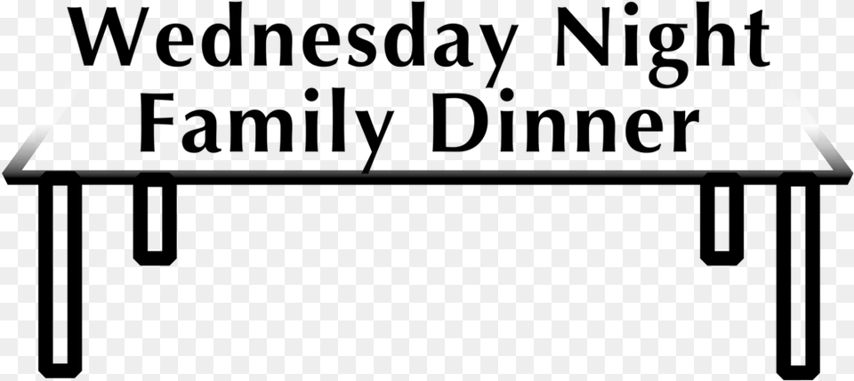Weds Night Family Dinner Logo Draft1 Bw Dinner, Lighting, Sword, Weapon, Cutlery Free Png