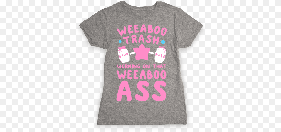 Weeaboo Trash Working On That Weeaboo Ass Womens T Shirt My Lazy Magical Girl Costume T Shirt Funny T Shirt, Clothing, T-shirt Free Png