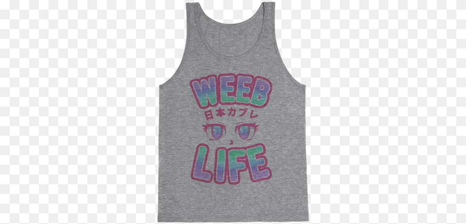 Weeb Life Tank Top Happiness Is Camping With My Dog Tank Top Funny Tank, Clothing, Tank Top Free Png Download