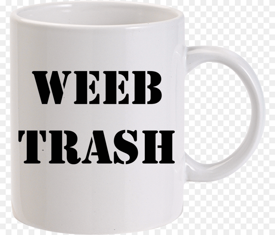 Weeb Trash Mug Funny Brother Mugs, Cup, Beverage, Coffee, Coffee Cup Png