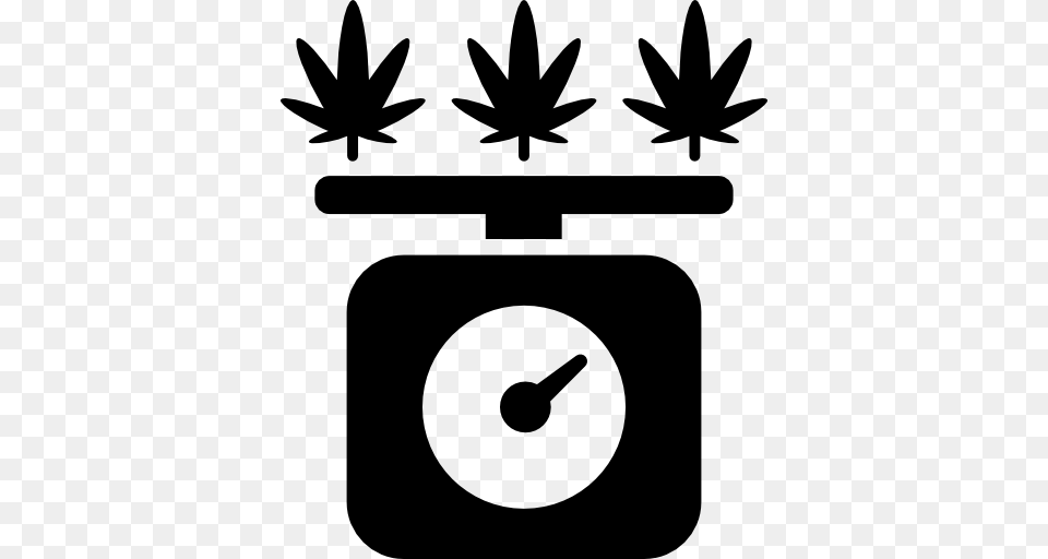 Weed Icon, Stencil, Leaf, Plant Free Transparent Png