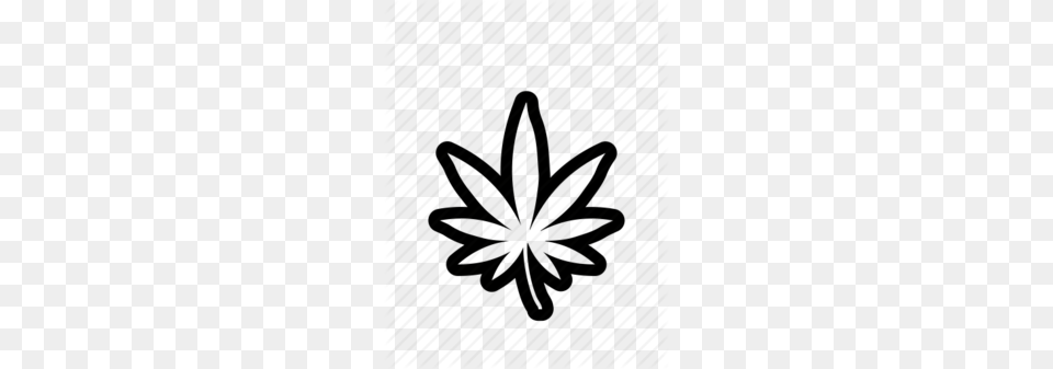 Weed Leaf Outline Clipart Cannabis Sativa Medical, Pattern Png Image