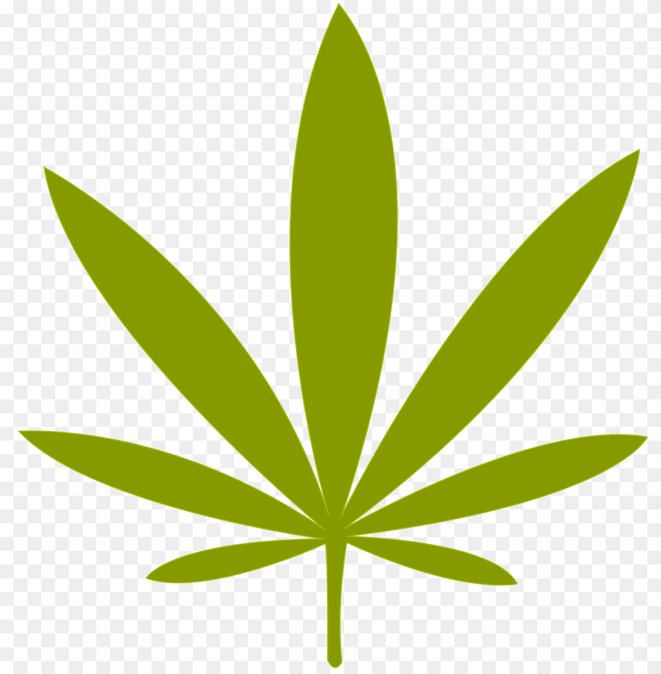 Weed Leaf Simple Marijuana Leaf, Plant, Hemp, Appliance, Ceiling Fan Free Png Download