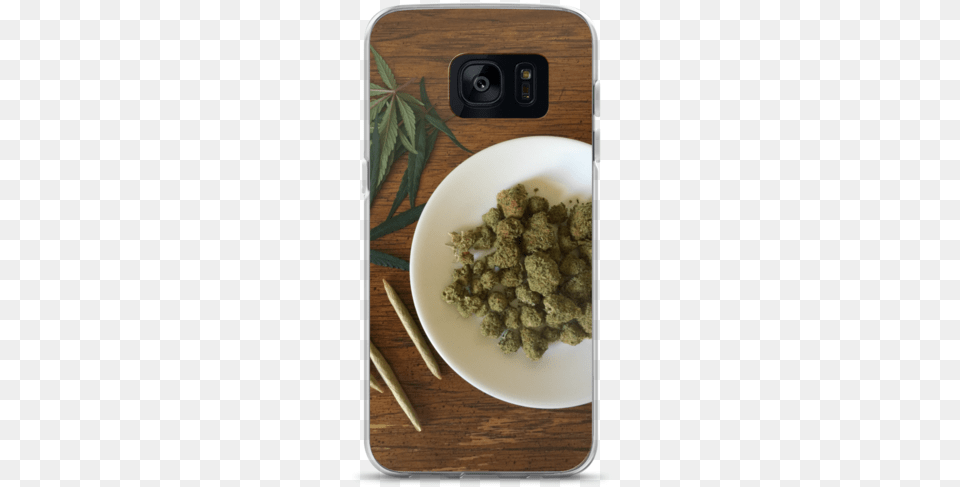 Weed On Dah Plate Samsung Case Hachis Espana, Food, Electronics, Speaker Free Png Download