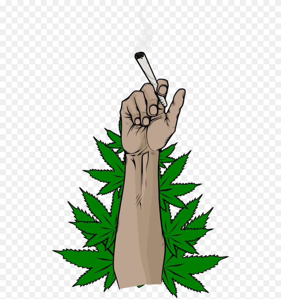Weed Symbol Hand Weed By Bob Marley Aur Hum Na Marey, Plant, Leaf, Adult, Female Free Png Download