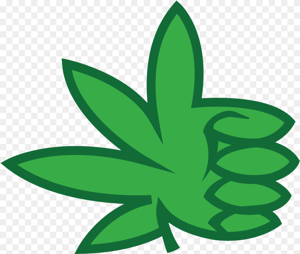 Weed Thumbs Up, Green, Herbal, Herbs, Leaf Png