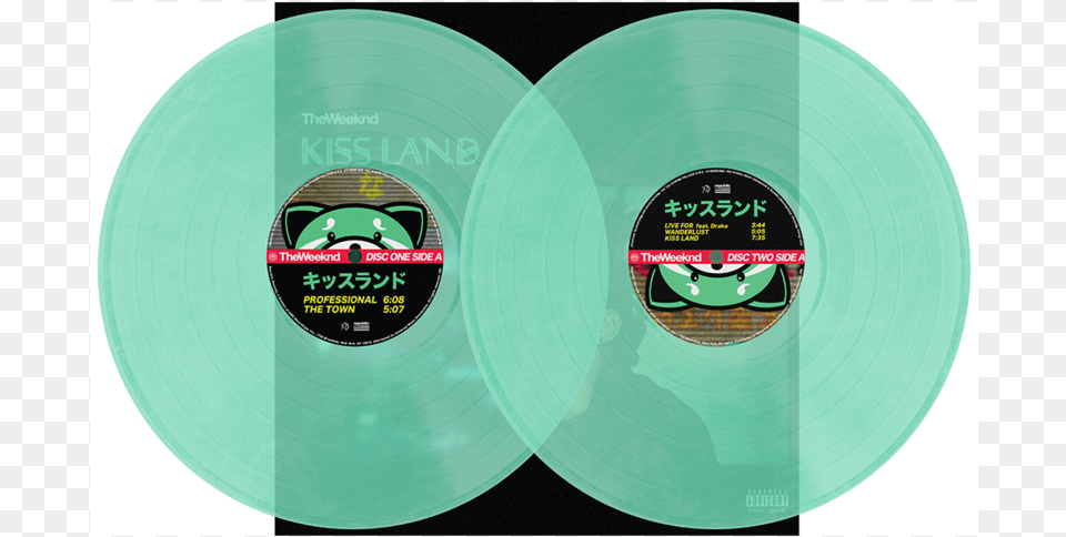 Weeknd Vinyl Kissland, Disk Free Png Download