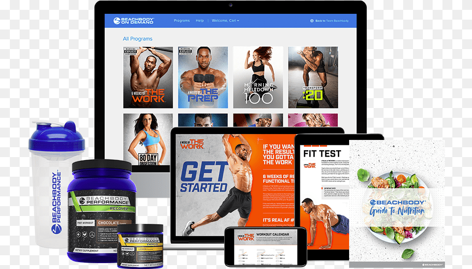 Weeks Of The Work Beachbody, Advertisement, Poster, Adult, Person Free Transparent Png