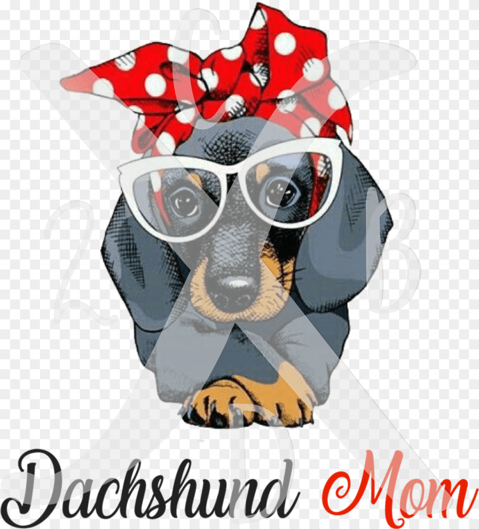 Weenie Dog Final Image Dachshund Mom Clip Art, Accessories, Person, Glasses, Head Free Png Download
