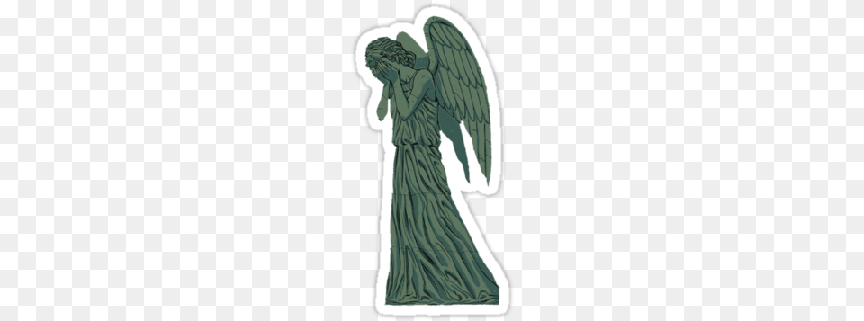 Weeping Angel Stencil Weeping Angel Outline Weeping Doctor Who Weeping Angels, Adult, Bride, Female, Person Free Png