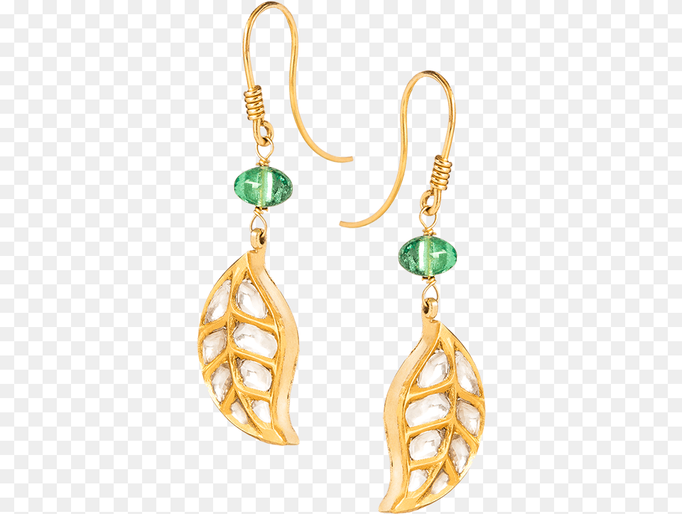 Weeping Peepal Earrings Earrings, Accessories, Earring, Jewelry, Gold Png Image