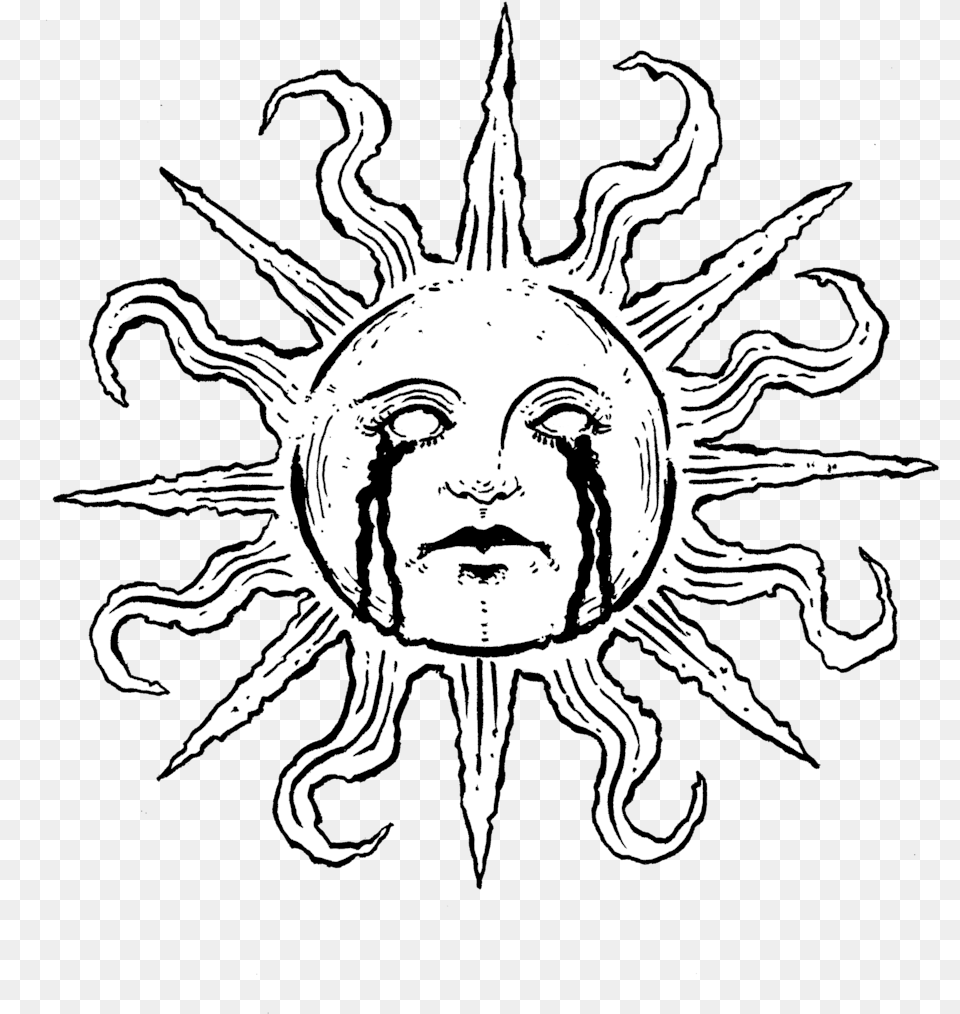 Weeping Sun Jpeg, Emblem, Symbol, Face, Head Free Transparent Png
