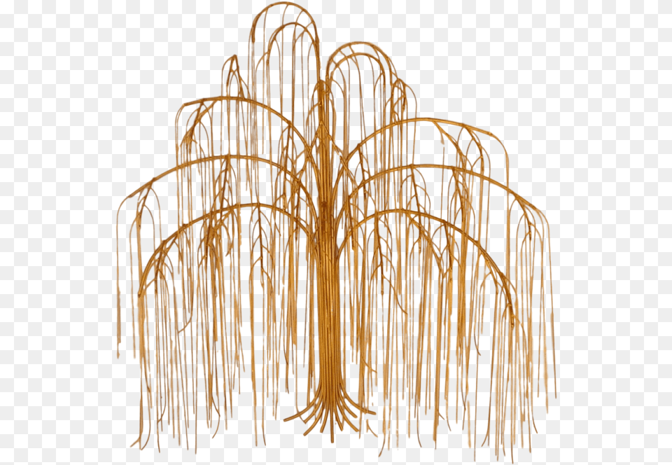 Weeping Willow Treeu0027 Metal Sculpture Wall Art With Images Willow Tree Art Metal, Chandelier, Lamp, Plant, Wood Free Transparent Png