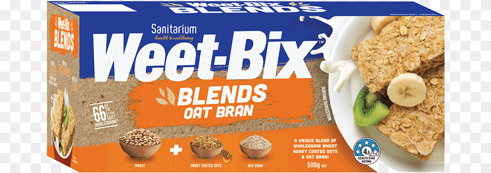 Weet Bix Blends Oat Bran Weet Bix, Banana, Breakfast, Food, Fruit Free Png Download