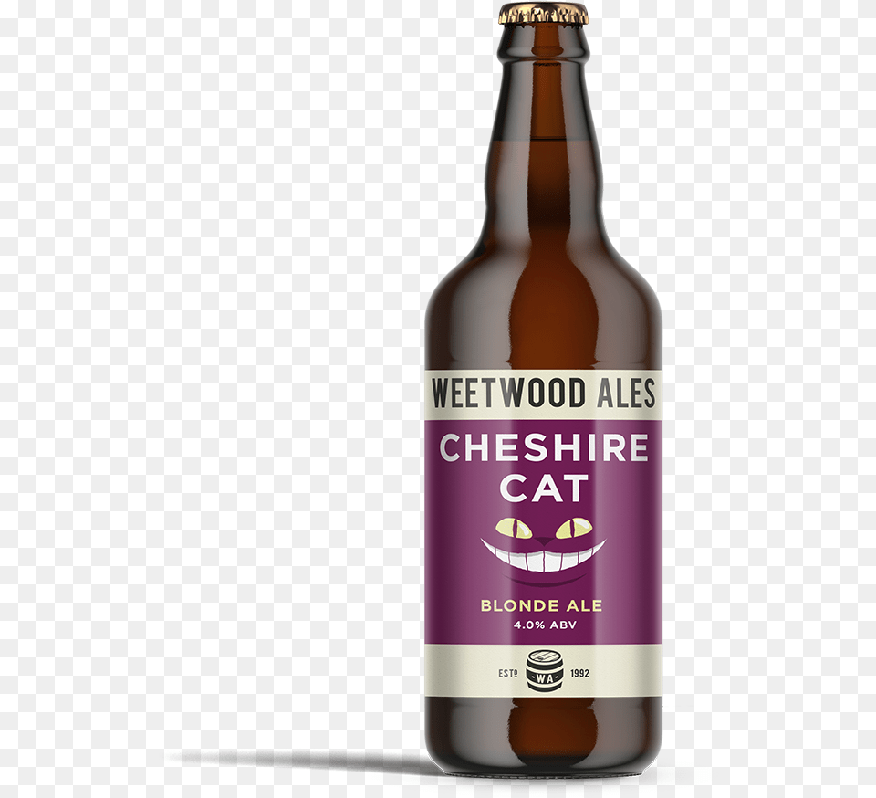 Weetwood Ales Cheshire Cat, Alcohol, Beer, Beer Bottle, Beverage Free Transparent Png