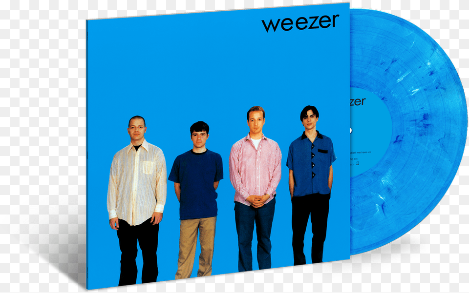 Weezer Blue Album Blue Vinyl, Sleeve, Clothing, Shirt, Person Free Png