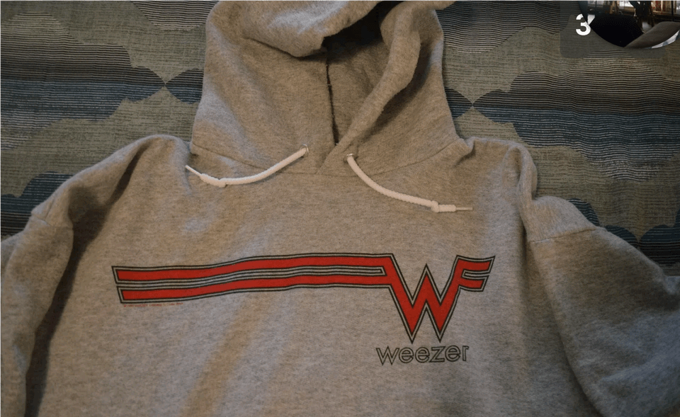 Weezer If It39s Too Loud Turn It Down Hoodie, Clothing, Hood, Knitwear, Sweater Png