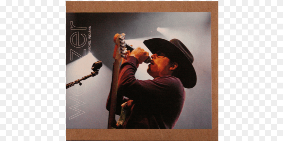 Weezer Live Show Cds Poster, Hat, Clothing, Concert, Crowd Png Image