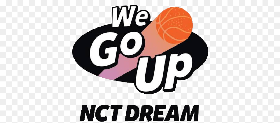 Wegoup Nctdream Nct Sticker Nct Dream We Go Up Logo, Advertisement, Cream, Dessert, Food Free Png Download