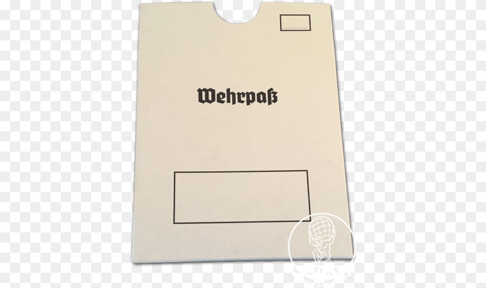 Wehrpass Slip Cover Paper, White Board Png Image