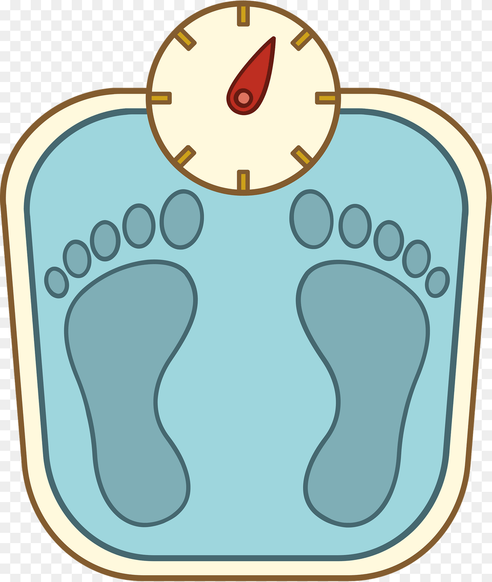 Weighing Scale Clipart, Footprint Free Png Download