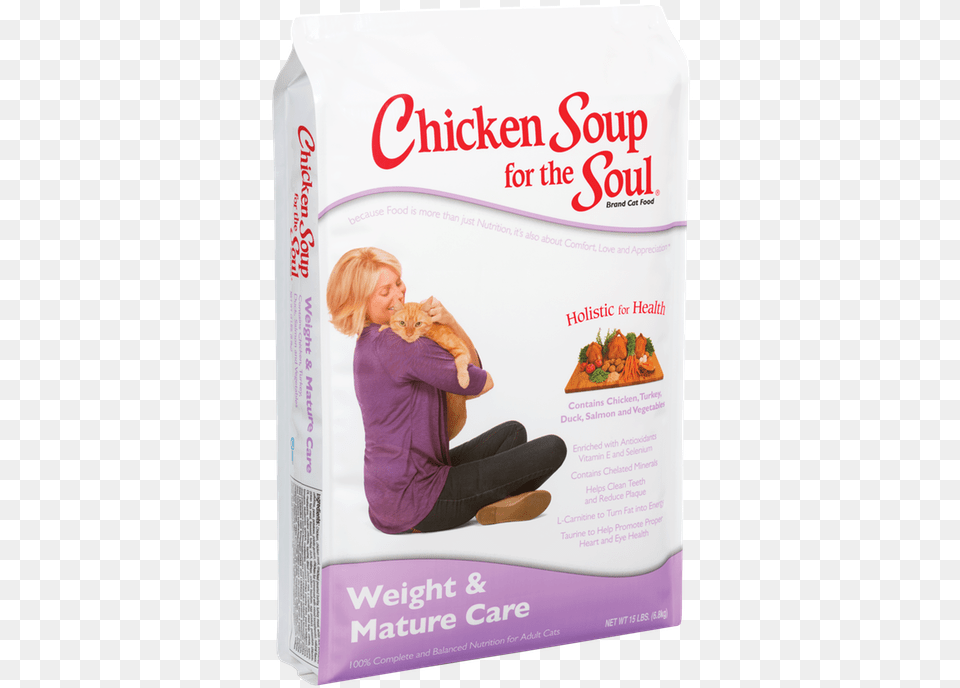 Weight Amp Mature Care Dry Cat Food Bag Chicken Soup For The Soul Dog Food Small Bites, Adult, Person, Woman, Female Free Png Download