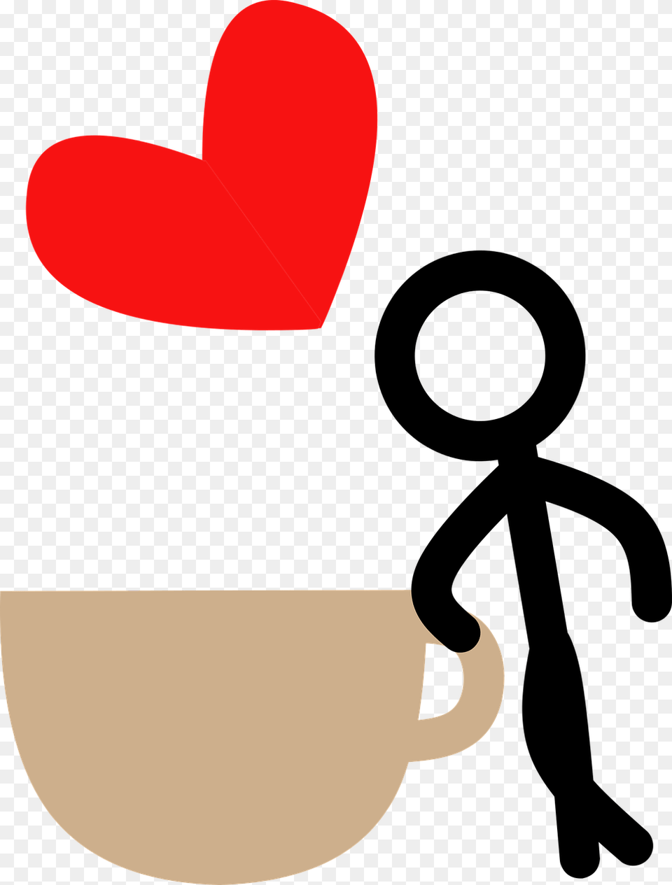 Weight Clipart Stickman Stick Figure Drinking Coffee, Clothing, Cup, Hat, Beverage Free Transparent Png